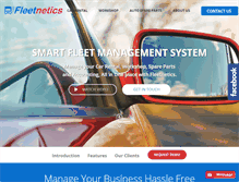 Tablet Screenshot of fleetnetics.com